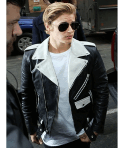 Justin Bieber Elegant Brando Style Biker Jacket