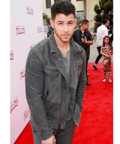 Nick Jonas Leather Jacket