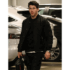 Nick Jonas Stylish Black Cotton Jacket