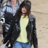 Selena Gomez Biker Leather Jacket