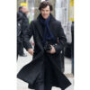 Sherlock Mens Grey Wool Coat