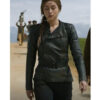 Sadie Rhodes Ghosted 2023 Asymmetric Leather Jacket