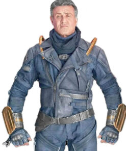 Sylvester Stallone Guardians of The Galaxy 3 Blue Jacket