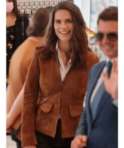 Mission Impossible Dead Reckoning Hayley Atwell Brown Jacket