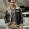 B3 RAF Aviator Airforce Sheepskin Shearling Leather Jacket