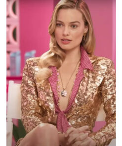 Barbie Margot Robbie Sequin Blazer