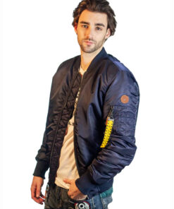 Top Gun MA-1 Nylon Mens Bomber Jacket Without Patches