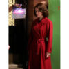 The Marvelous Mrs. Maisel Red Belted Wrap Coat