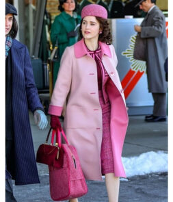 The Marvelous Mrs. Maisel S05 Rachel Brosnahan Pink Coat