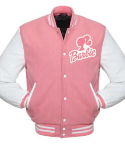 Barbie Varsity Letterman Bomber Jacket For Halloween