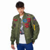 Top Gun Nylon Bomber Jacket With Patches