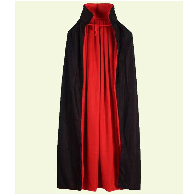 Unisex Vampire Dracula Red And Black Halloween Cloak Cape