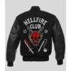 Hellfire Club Black Varsity Jacket