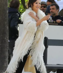 Emily In Paris Ashley Park White Coat