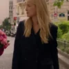 Emily In Paris Camille Razat Black Coat