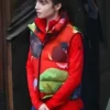 Emily In Paris S04 Lily Collins Red Vest