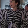 Emily In Paris Season 3 Zebra Jacket