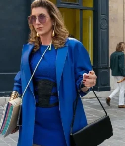 Emily in Paris Season 3 Sylvie Grateau Blue Coat