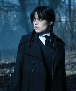 wednesday addams trench coat