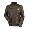 Call of Duty WWII Men’s Brown Leather Jacket