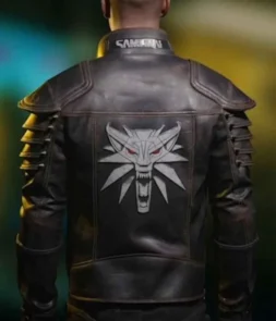 Cyberpunk 2077 Wolf School Leather Jacket