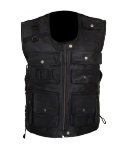 Dean Ambrose Black Leather Vest