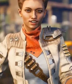 Ellie The Outer Worlds Leather Jacket