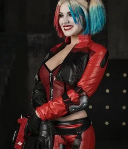 Harley Quinn Injustice 2 Leather Jacket