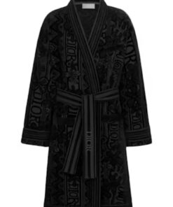 Dior Black Bathrobe