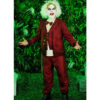 Beetlejuice Wedding Halloween Maroon Suit