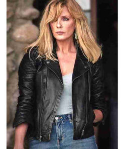 Beth Dutton Yellowstone Black Leather Jacket