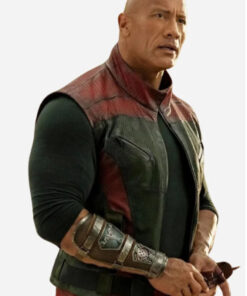 Dwayne Johnson Red One Leather Vest