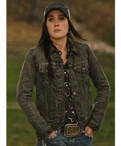 Eden Brolin Yellowstone Grey Denim Jacket