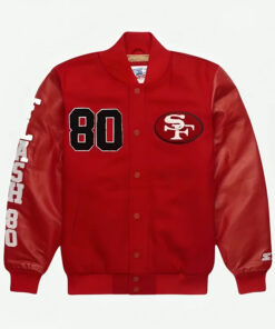 Jerry Rice San Francisco GOAT Varsity Jacket