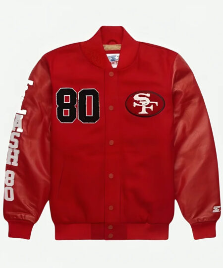 Jerry Rice San Francisco GOAT Varsity Jacket