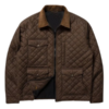 john dutton brown quilted jacket