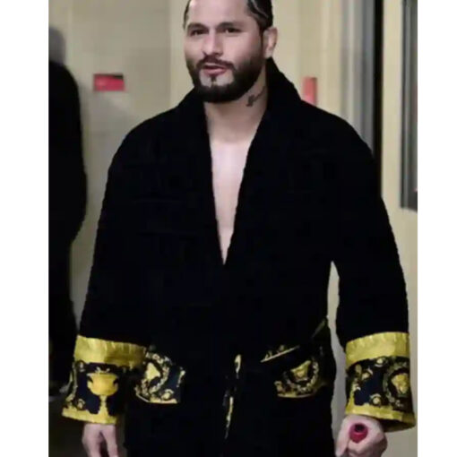 Jorge Masvidal Black Versace Robe