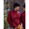 The 5-Year Christmas Party Katie Findlay Red Jacket