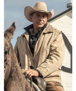 Kevin Costner Yellowstone Beige Jacket