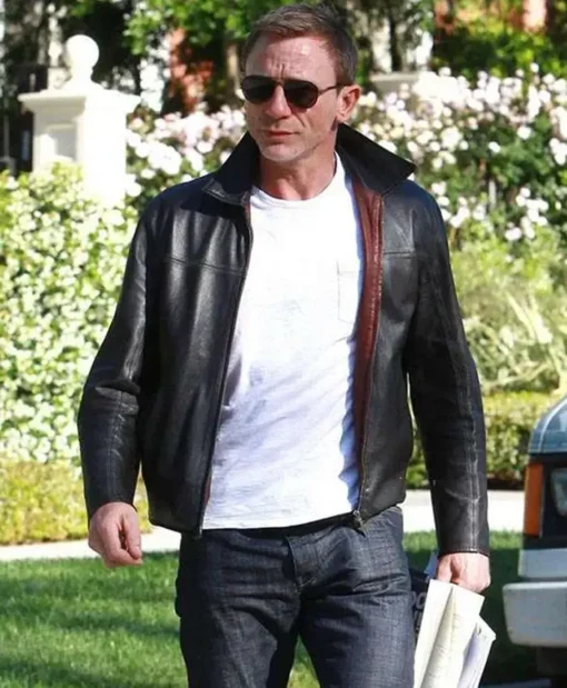 Daniel Craig Leather Jacket