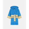 Blue Versace Bath Robe For Unisex