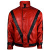 Michael Jackson Red Leather Jacket