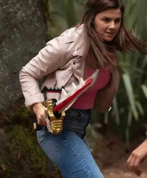 Power-Rangers-Dino-Fury-Amelia-Jones-Pink-Biker-Jacket