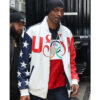 Snoop Dogg US Olympic Leather Jacket