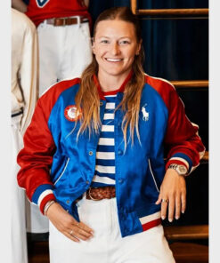 Team USA Daniela Moroz Satin Jacket