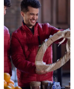 The 5-Year Christmas Party Red Quilted Jacket