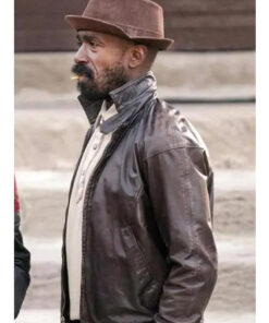 The Chi Reg Taylor Brown Leather Jacket