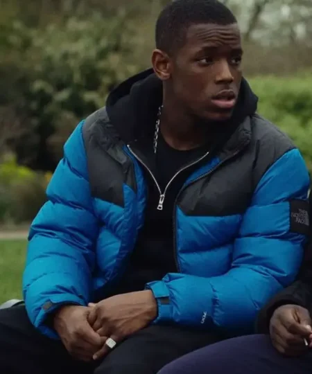 Top Boy Jamie Blue Puffer Jacket
