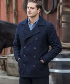 Daniel Lissing Blue Peacoat