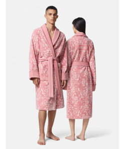 Women’s Pink Barocco Wrap Robe